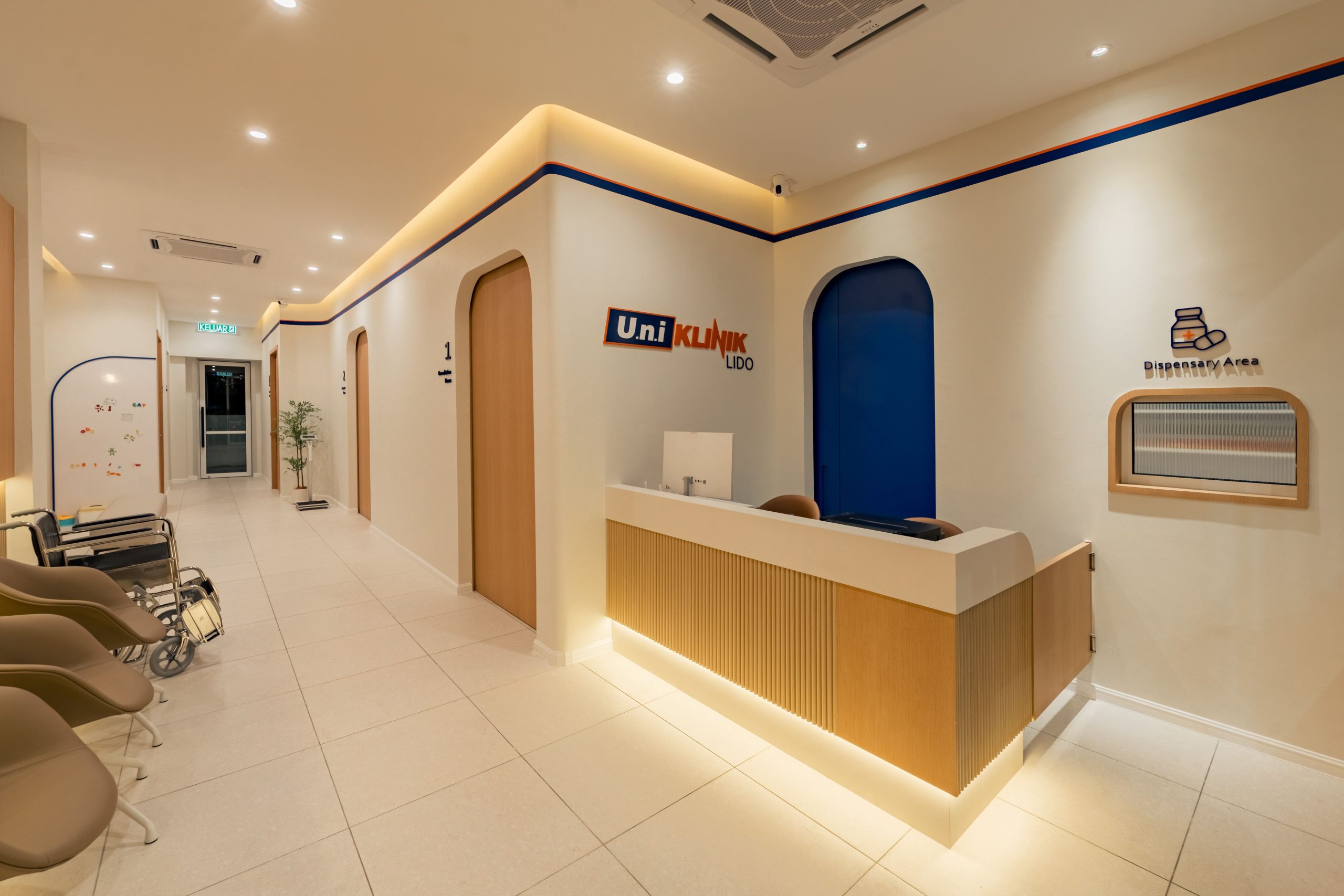 UniKlinik Lido Reception Area